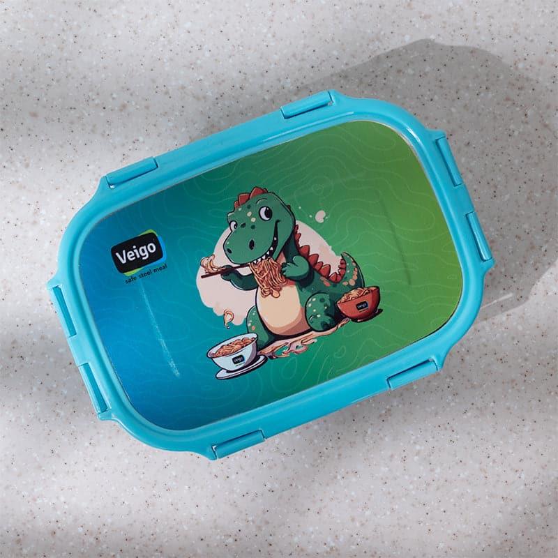 Croc Whimsy Blue Lunch Box (775/150 mL) - Two Piece Set media 4