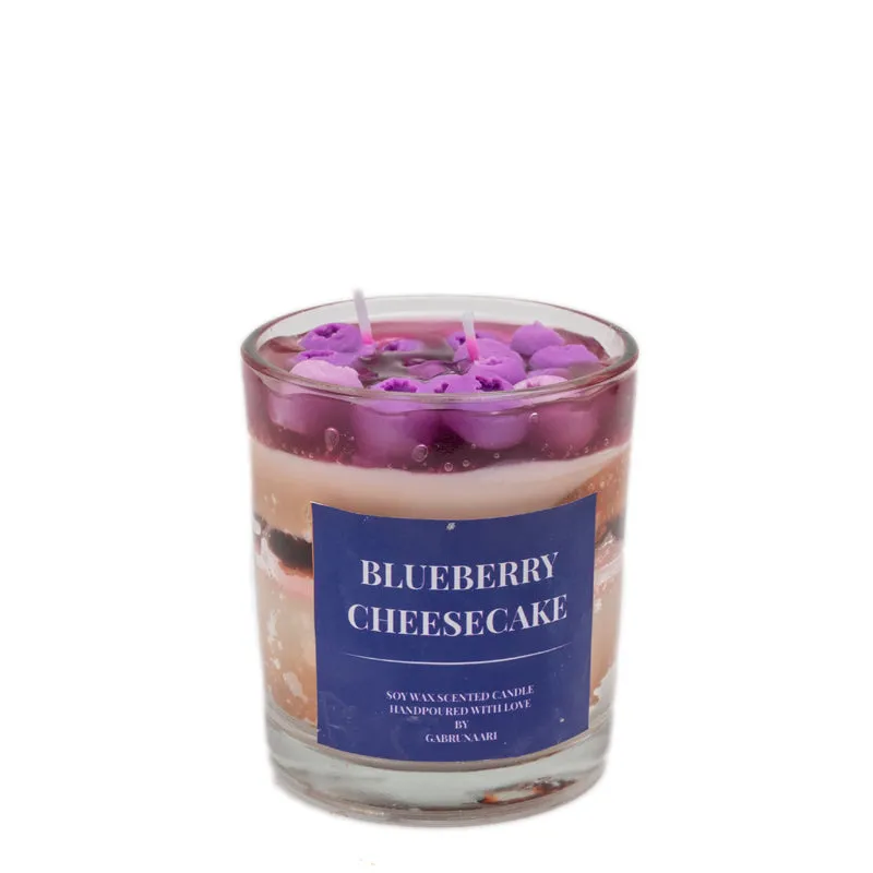 Blueberry Cheesecake Scented Candle - Lavender media 5