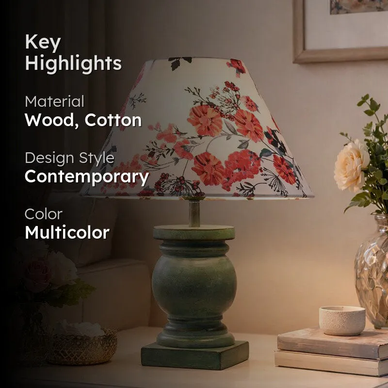 PetalCanvas Wooden Table Lamp media 2