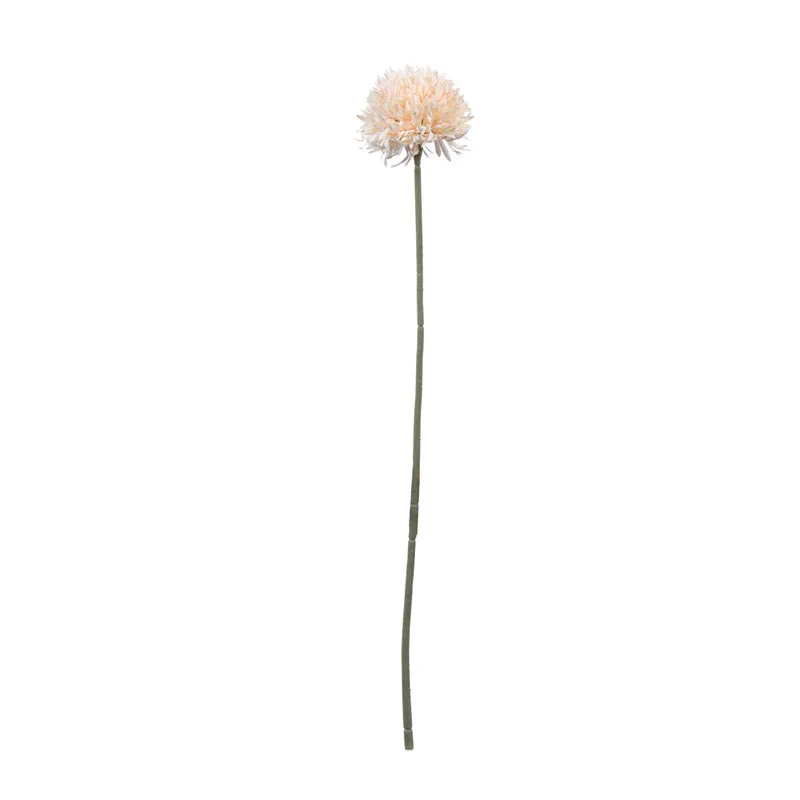 Artificial Realistic Chrysanthemum Flower Stick (Cream) - Set Of Six media 7
