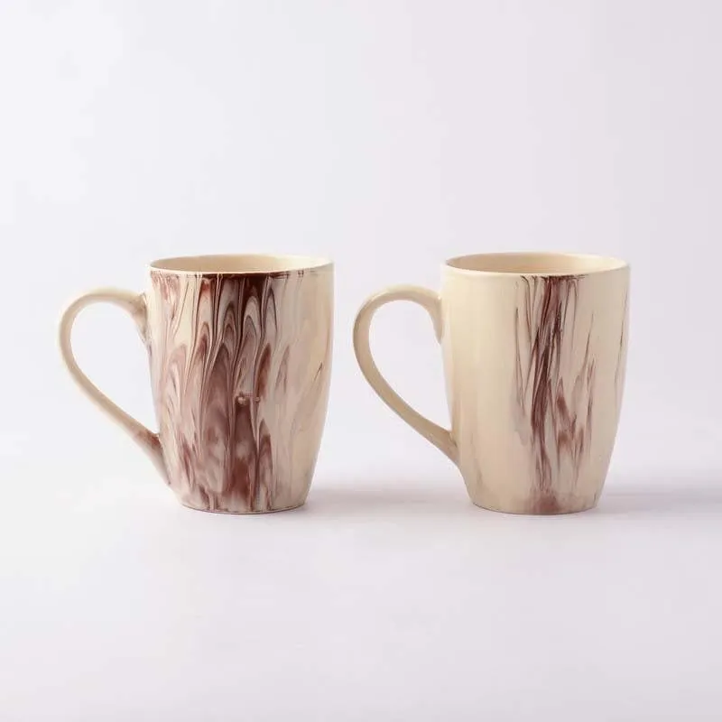 Classic Ceramic Coffee Mug (350 mL Each) - Set of Two media 4