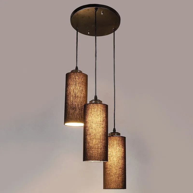 Glowspire Triple Metal Ceiling Lamp - Black media 5