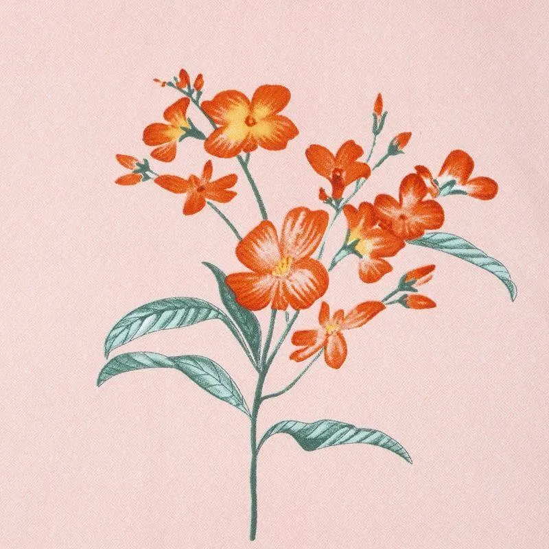 Peach Kaia Fitted Bedsheet - 150 GSM media 5