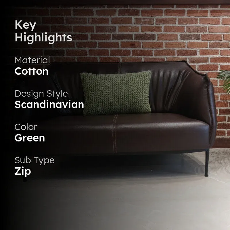Zenvia Cushion Cover - Green media 2