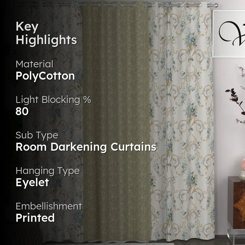 Floral Petal Curtains - Set of Three media 2