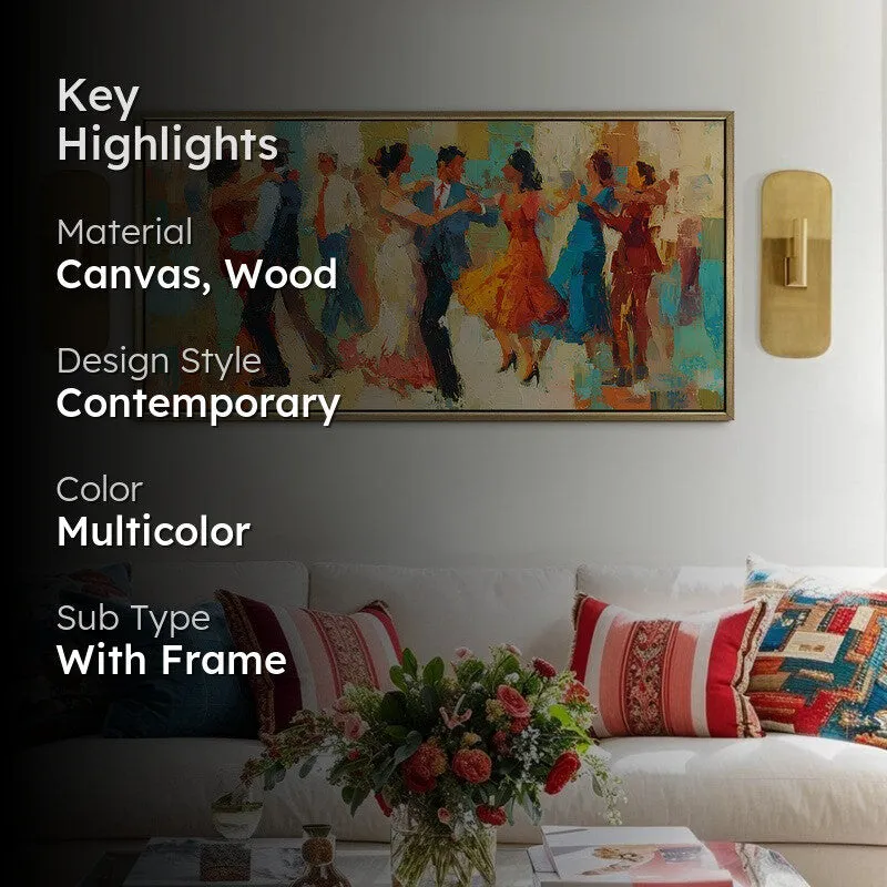 Motionaire Canvas Wall Painting With Frame media 2