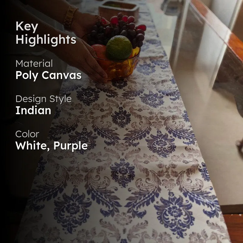 Yarley Flora Poly Canvas Table Runner media 2