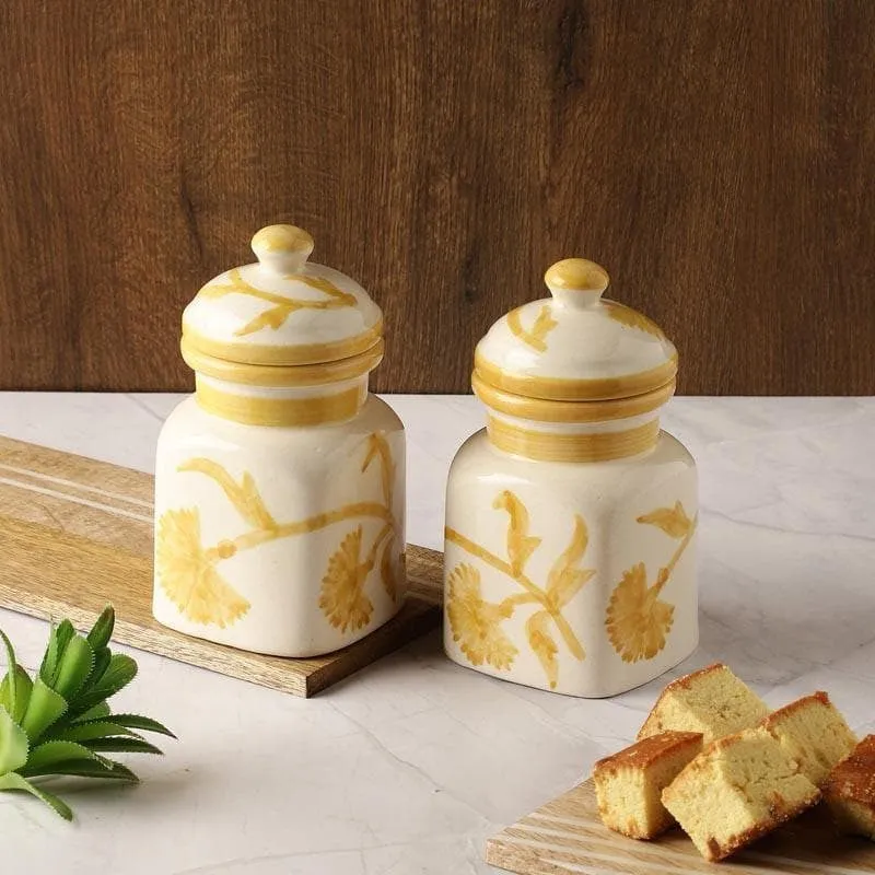 Fleur De Lis Jar (450 ML) - Set Of Two media 1