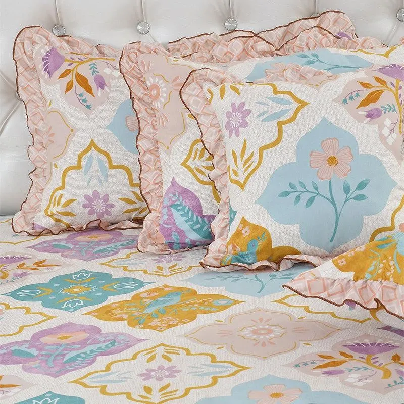 Manisha Frilled Ethnic Bedding Set - Five Piece Set media 5