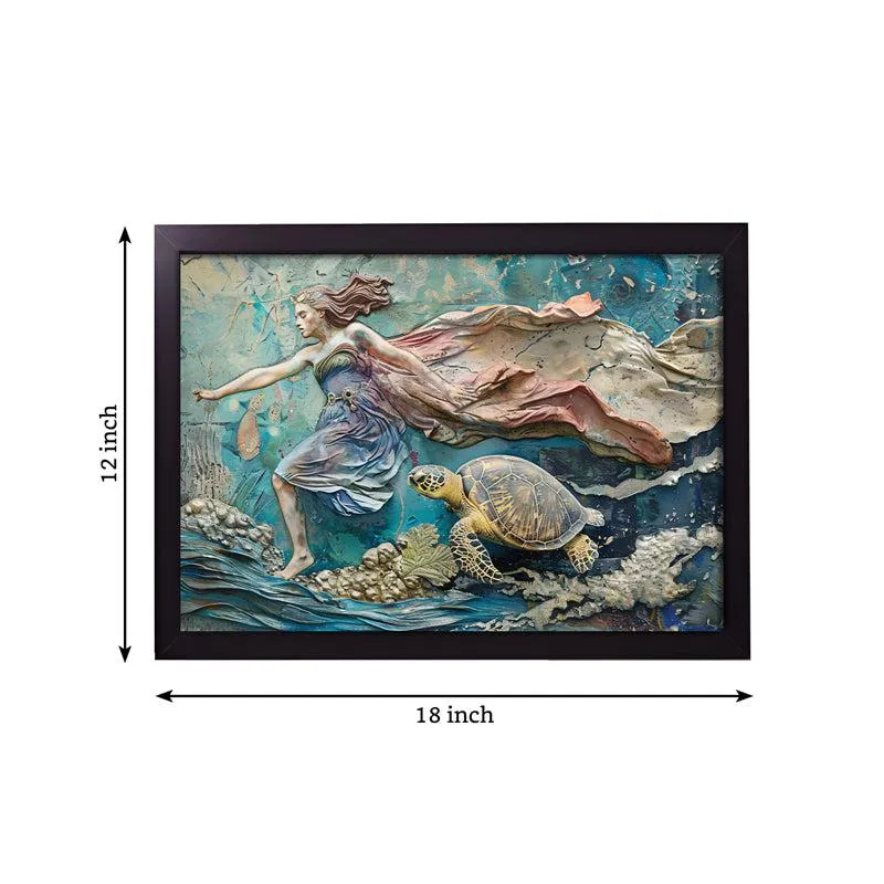 Quuen Of The Ocean Wall Painting media 4