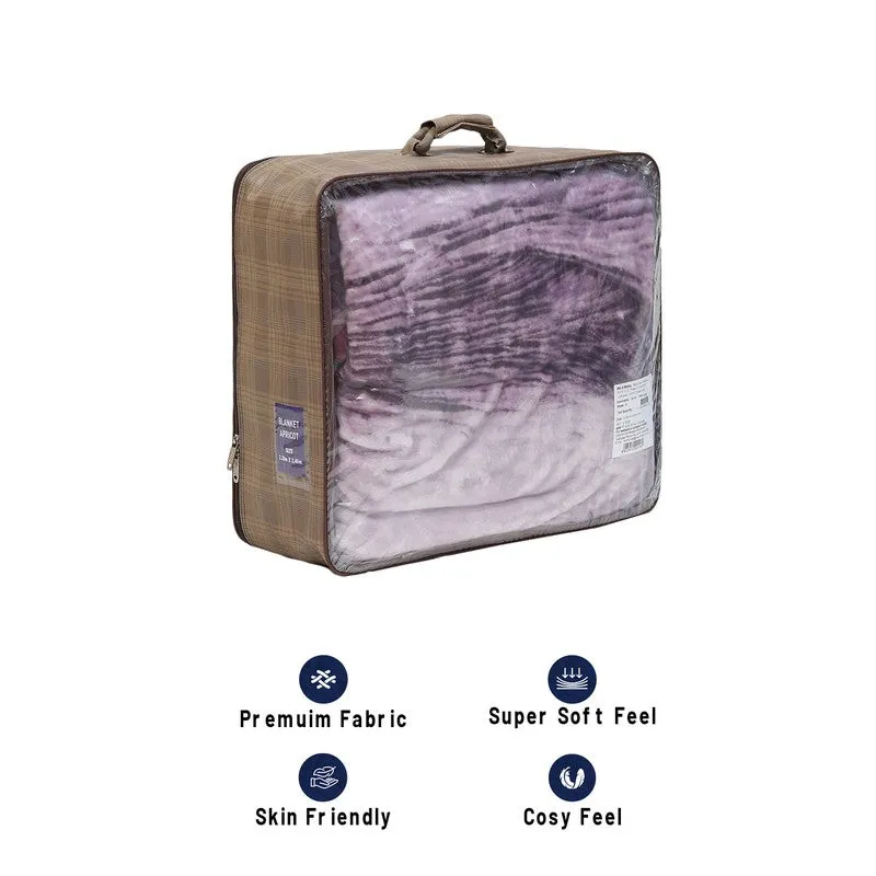 Monte Carlo Velvet Vibe Blanket (Purple)- 1041 GSM media 6