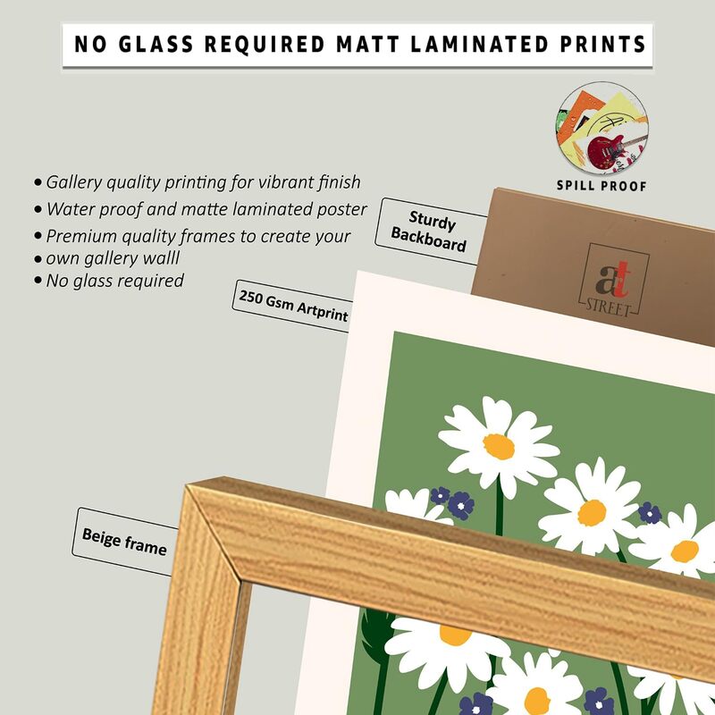 Muted Nature Wall Art With Frame - Set Of Two media 5