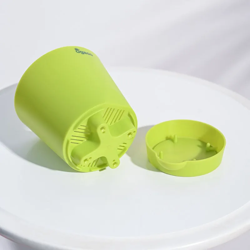 Ugaoo Bare Root Plastic Planter (Green) - Set Of Five media 4