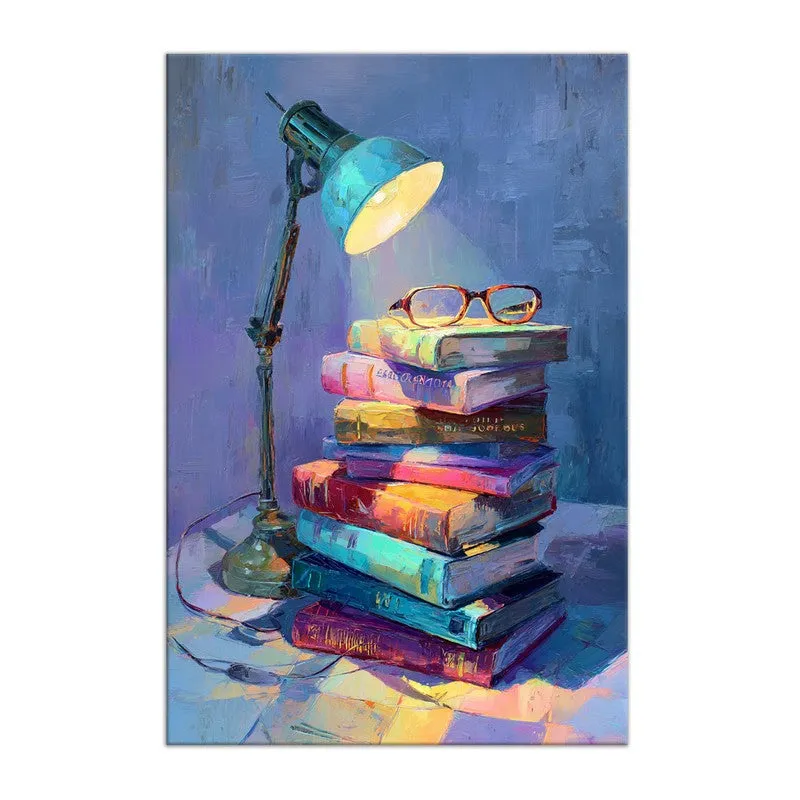Literary Glow Canvas Canvas Wall Art media 3