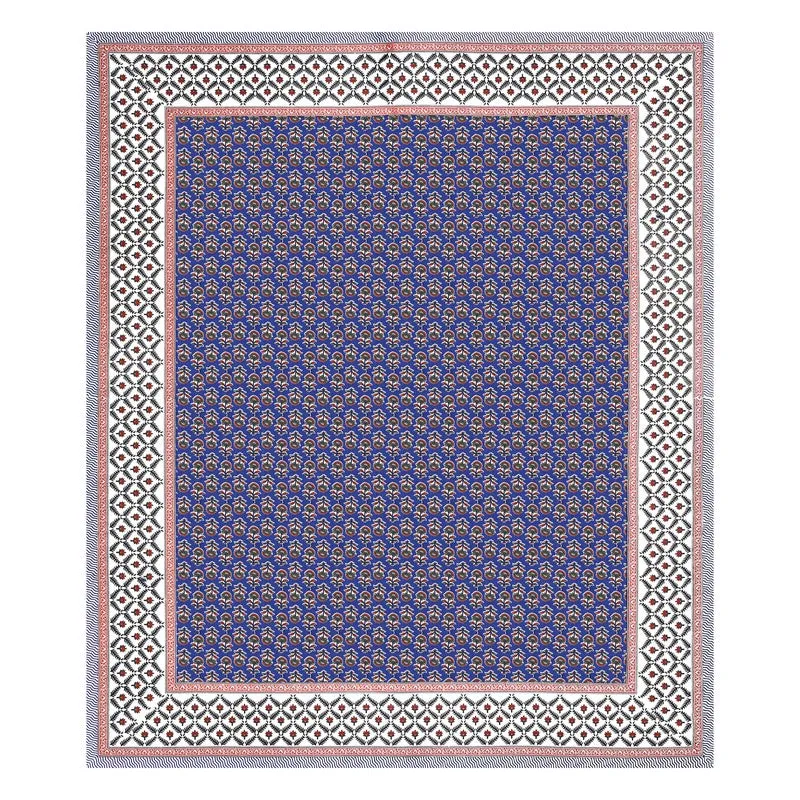 ImperialComfort Cotton Bedsheet (Indigo) - 144 TC media 4