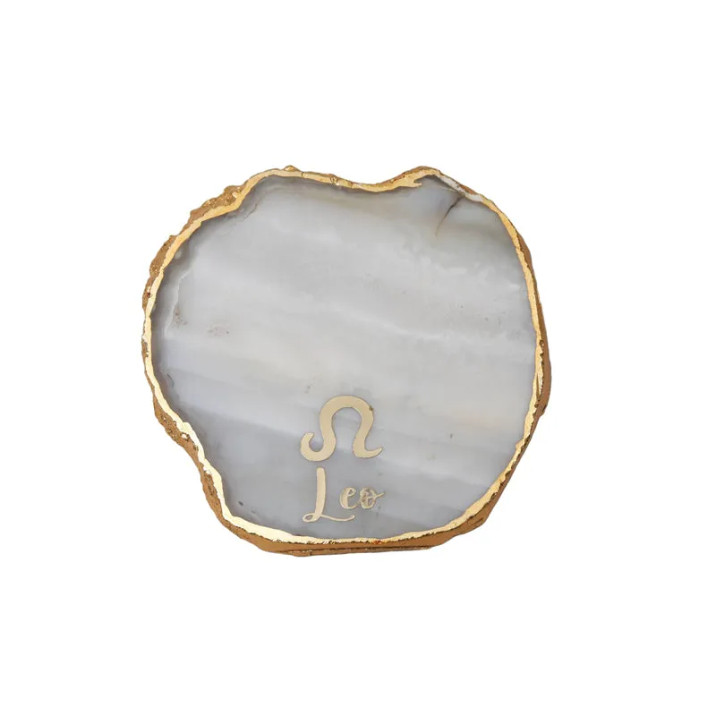 Leo Agate Coaster - Natural media 4
