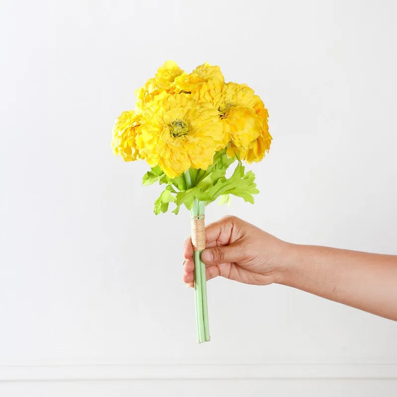 Marigold Artificial Flowers - Yellow media 3