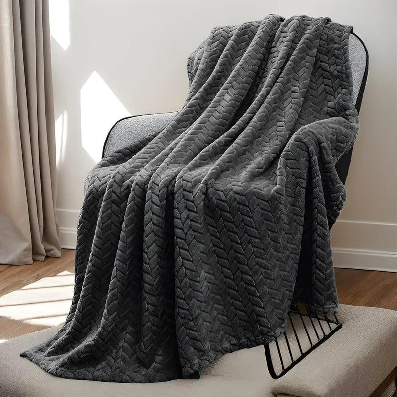 WarmHaven Blanket (Dark Grey) media 1