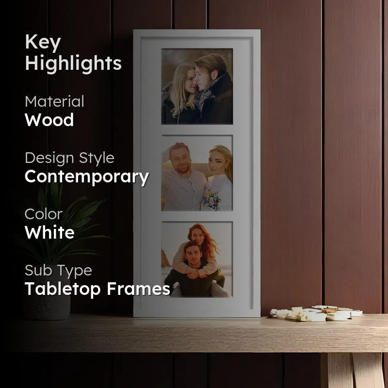 Pixera Collage Photo Frame - White media 2
