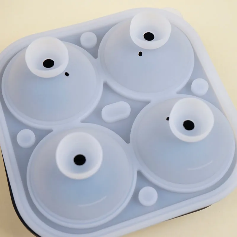 Rose Silicone 4-Cube Ice Mould - Black media 7