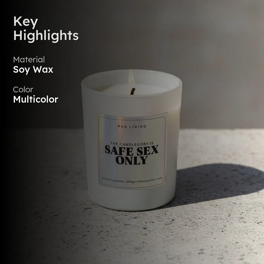 Safe Sex Only Scented Candle media 3