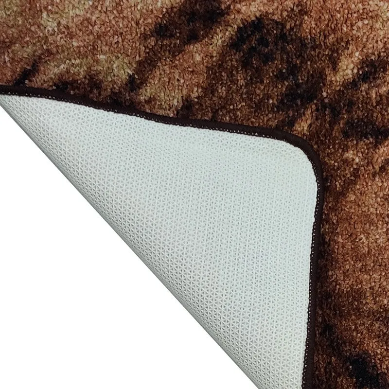 Veyric Abstract Micro Fiber Area Rug - Brown media 6