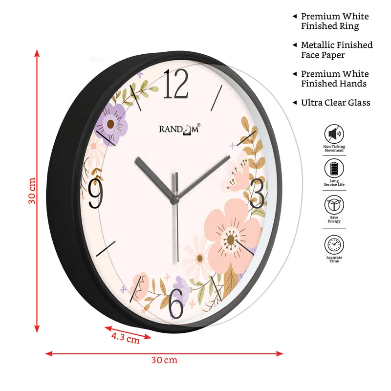 Kane Floral Wall Clock media 5
