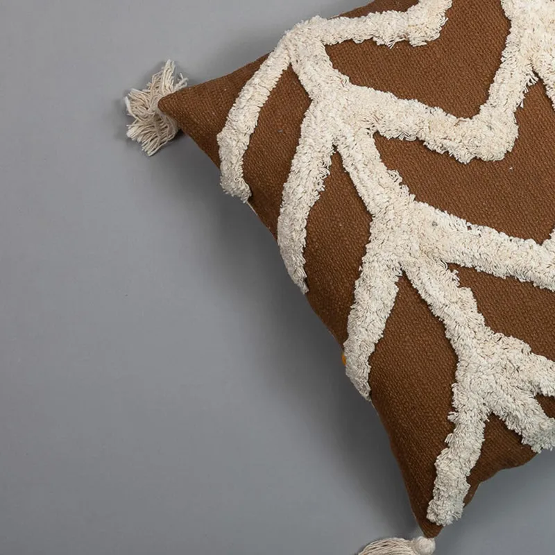 Rustveil Tufted Cushion Cover media 5