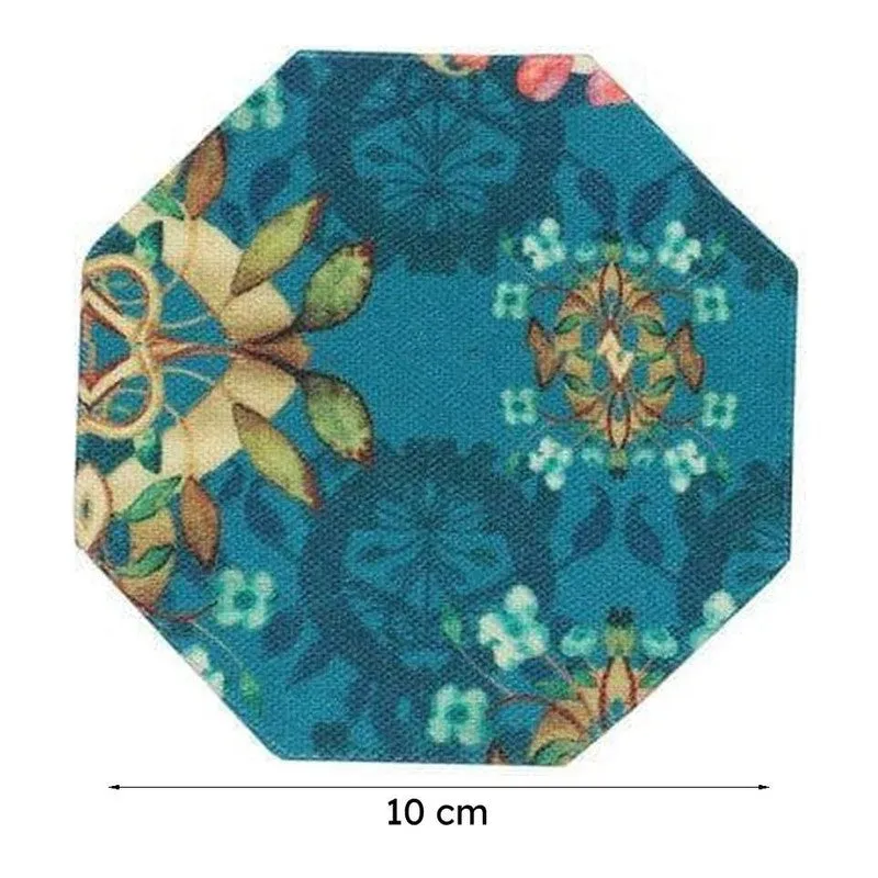 Alara Octa Canvas Coaster - Set Of Four media 5