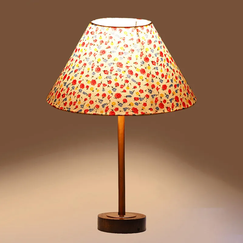 Lushora Cone Rodin Wooden Table Lamp - Multicolor media 6