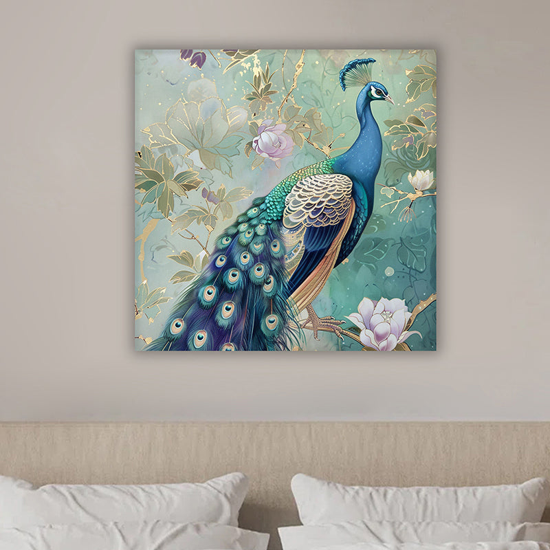 Peaceful Mayurika Canvas Wall Art media 2