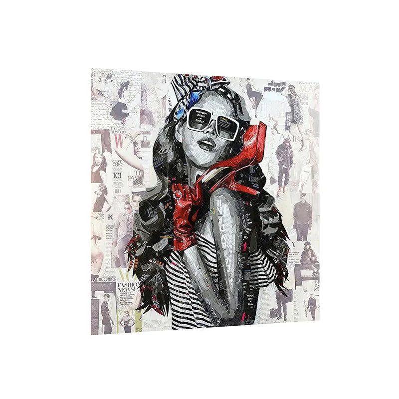 Lady Lio Canvas Wall Painting media 4
