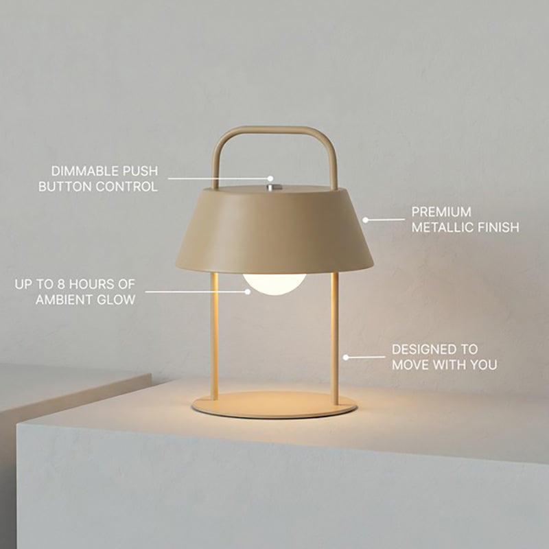 Fig Living Porto Metal Table Lamp - Beige media 10