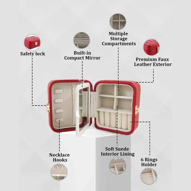 UrbanCharm Faux Leather Jewel Box media 6