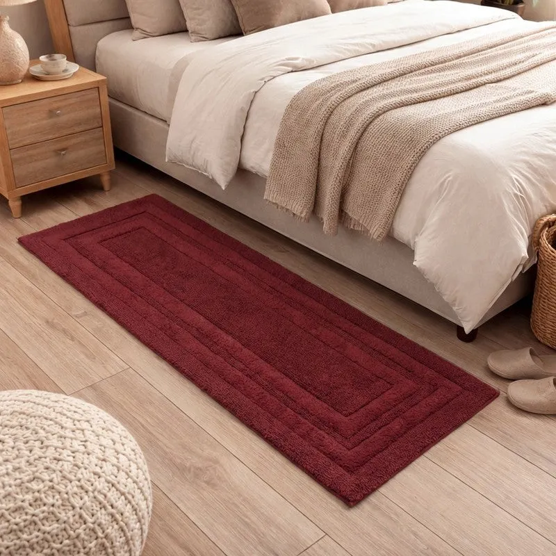 PureStep Cotton Runner Rug - Red media 1