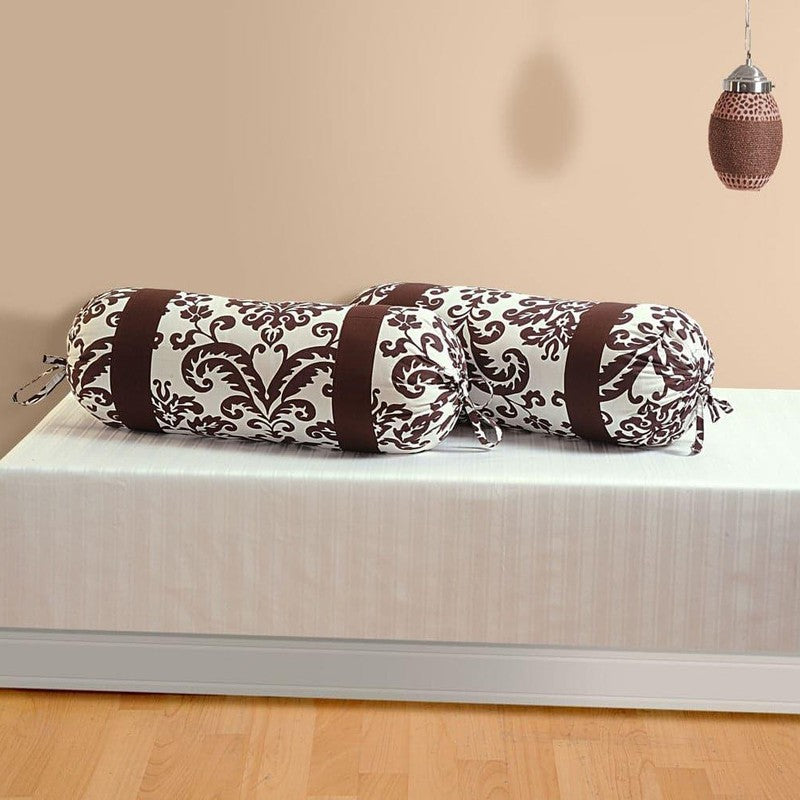 Swayam Morro Ethnic Bolster Cover - Set Of Two - 15x30 inch