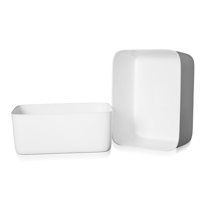 Bruda Polypropylene Storage Basket - Set Of Two media 4