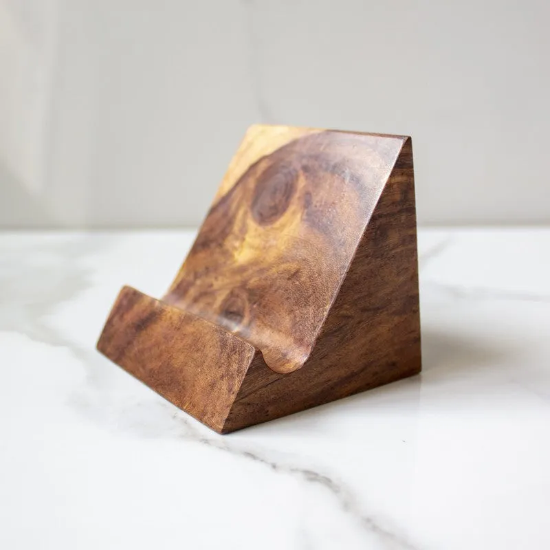 All-in-One Wood Desktop Organizer - Brown media 6
