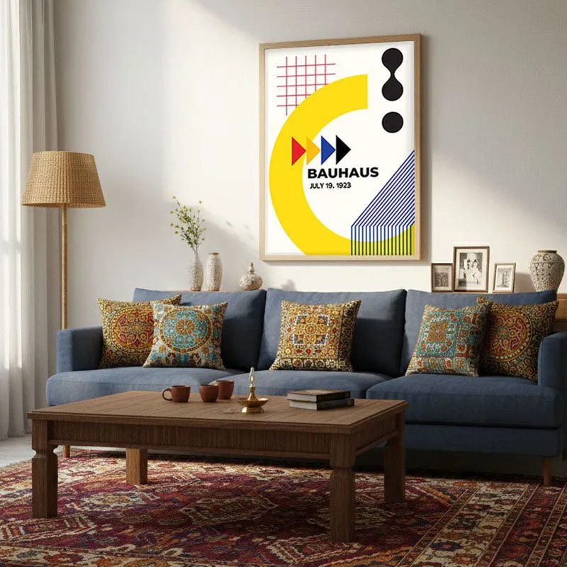Pause Play Archival Canvas Wall Art - Natural Brown Frame media 3