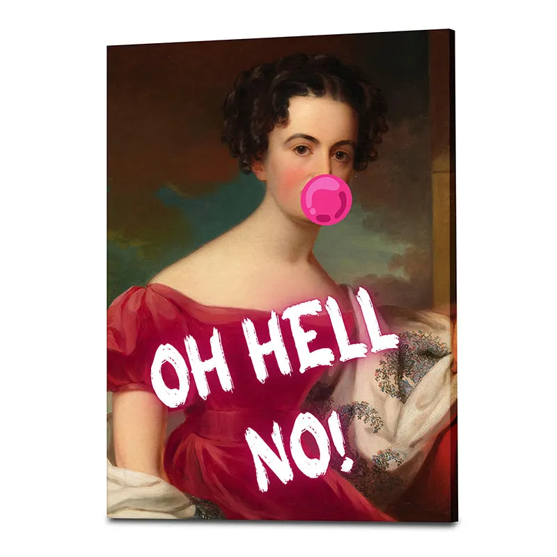Oh Hell No!! Wall Art media 4