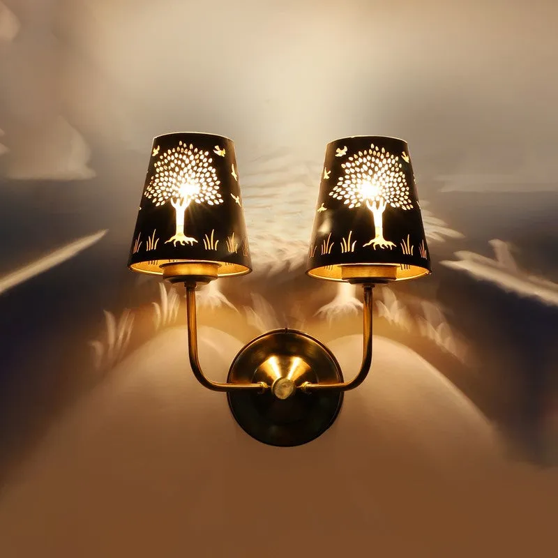 AuraCut Tree Duo Metal Wall Lamp media 7