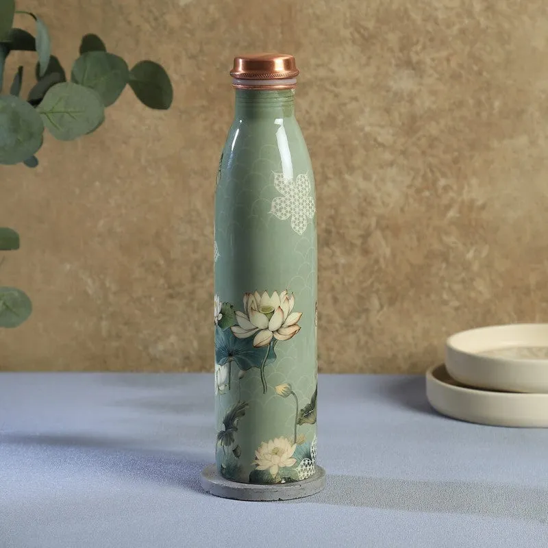 Sage Serenity Copper Bottle - 950 mL media 1