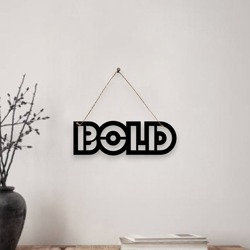 Bold Mild Steel Wall Accent