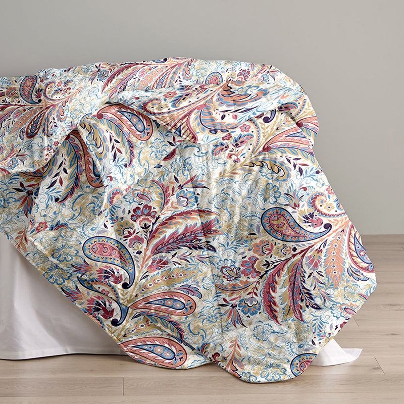 Belize  Floral Cotton Comforter - 180 GSM media 7