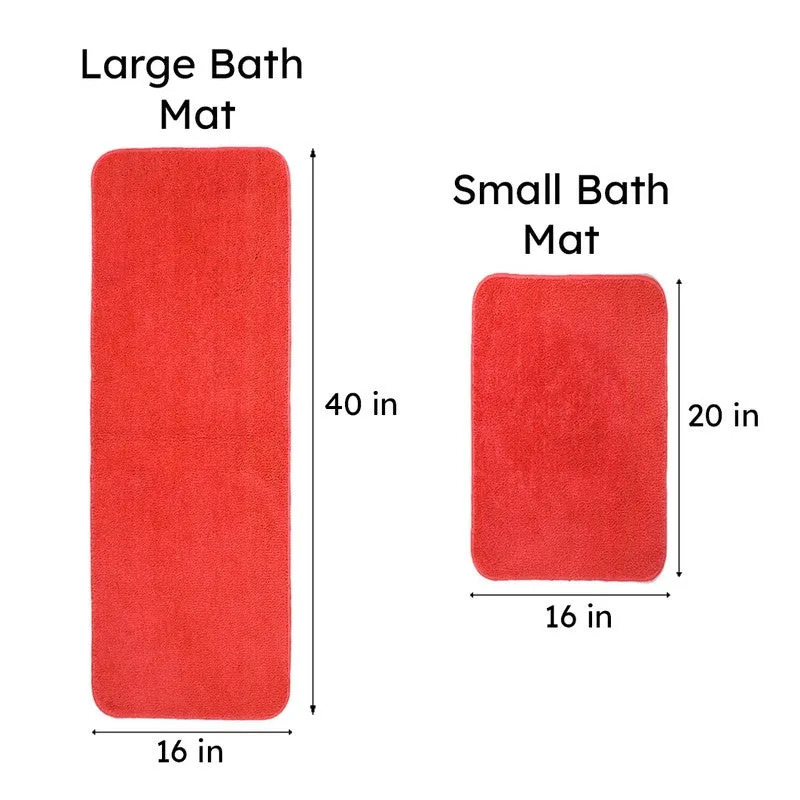 Saral Home Solid Anti-Skid Bathmat - Set Of Two media 8