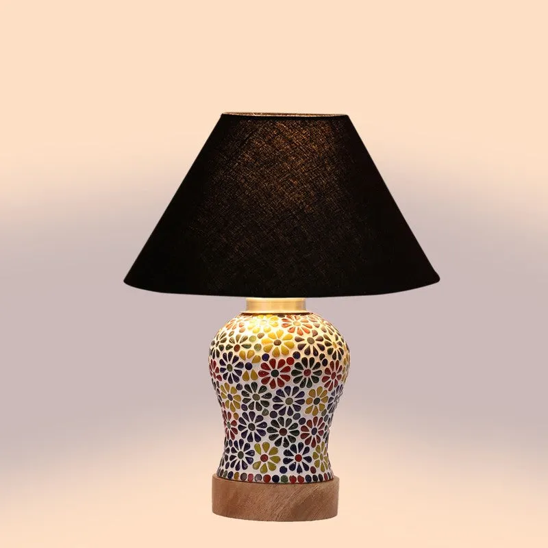Veloura Wooden Table Lamp - Black media 7