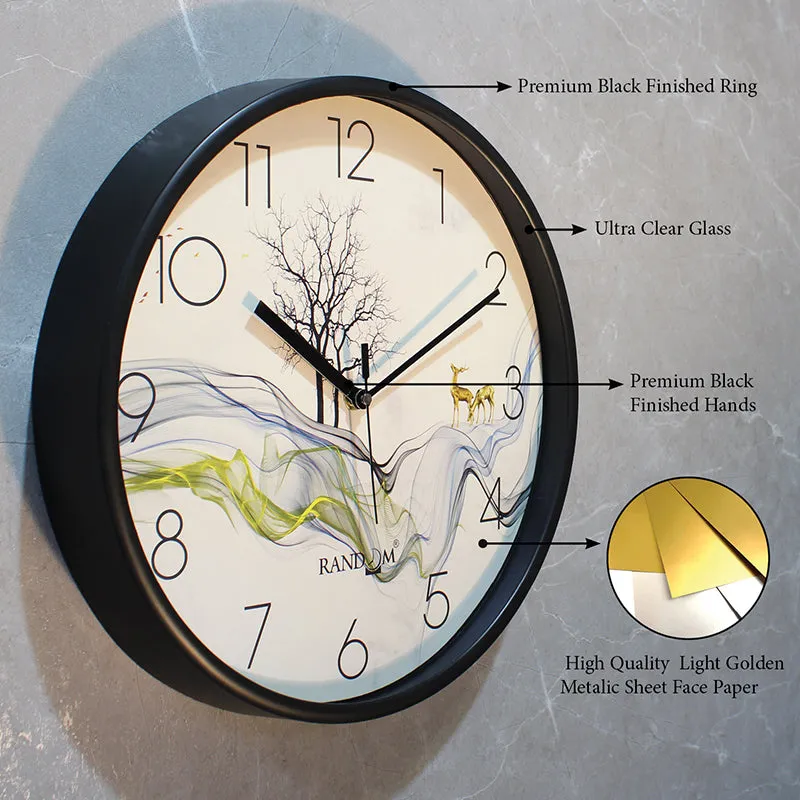 Brush Strokes Wall Clock media 6