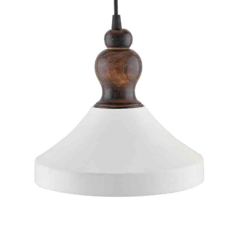 Frustum Metal Ceiling Lamp - White media 3