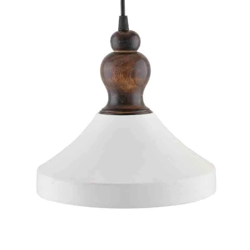 Frustum Metal Ceiling Lamp - White media 3