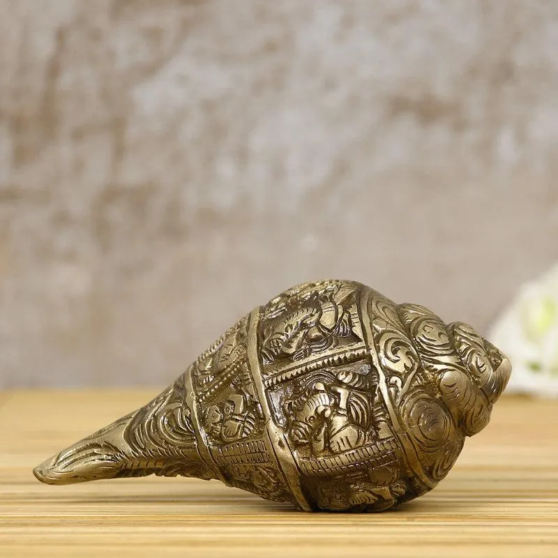 Lord Vinayaka Shankh Showpiece media 1